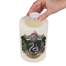 Load image into Gallery viewer, Harry Potter Slytherin Sculpted Insignia Candle