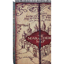 Load image into Gallery viewer, Marauder's Map™ Woven Tapestry Throw Blanket