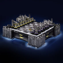 Load image into Gallery viewer, Batman Gotham Cityscape Chess Set with LED Light-Up Board by The Noble Collection
