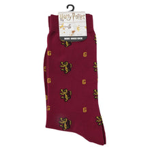 Load image into Gallery viewer, Harry Potter Gryffindor Men&#39;s Dress Socks
