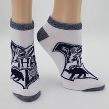 Load image into Gallery viewer, Harry Potter Hogwarts Juniors Ankle Socks Three-Pack
