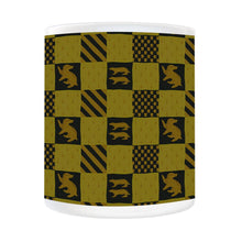 Load image into Gallery viewer, Hufflepuff Crest and House Colors Mug

