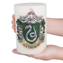 Load image into Gallery viewer, Harry Potter Slytherin Sculpted Insignia Candle
