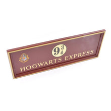 Load image into Gallery viewer, Hogwarts 9 3/4 Sign by The Noble Collection
