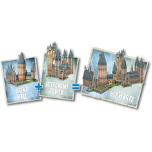 Load image into Gallery viewer, Hogwarts Great Hall &amp; Astronomy Tower 3D Puzzle Set
