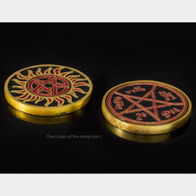 Load image into Gallery viewer, Supernatural The Essential Hunter&#39;s Challenge Coin
