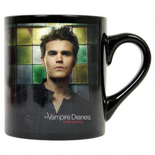 Load image into Gallery viewer, The Vampire Diaries Cast Trio Mosaic Black Mug
